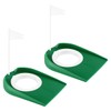 2 Pack Golf Putting Cup with Flag Indoor Putting Hole