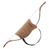 Waxed Canvas Archery Arrow Quiver with Arrow Slots, Adjustable Shoulder