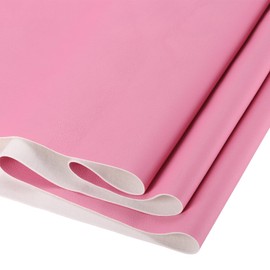 DMiotech 1 Pack 14 Inch x 53 Inch Faux Leather Strip Furniture Cover Napa Skin Pink PU Leather Roll for Handmade DIY Craft Projects