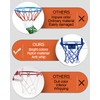 XXXYYY Mini Basketball Net Replacement 8 Loop [2 Pack], Vibrant