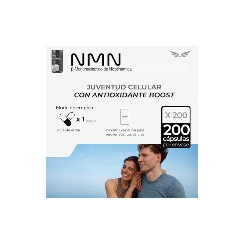 Eternal Nutrition Ultra Pure Nmn Resveratrol 200 Cápsulas Trans Precursor