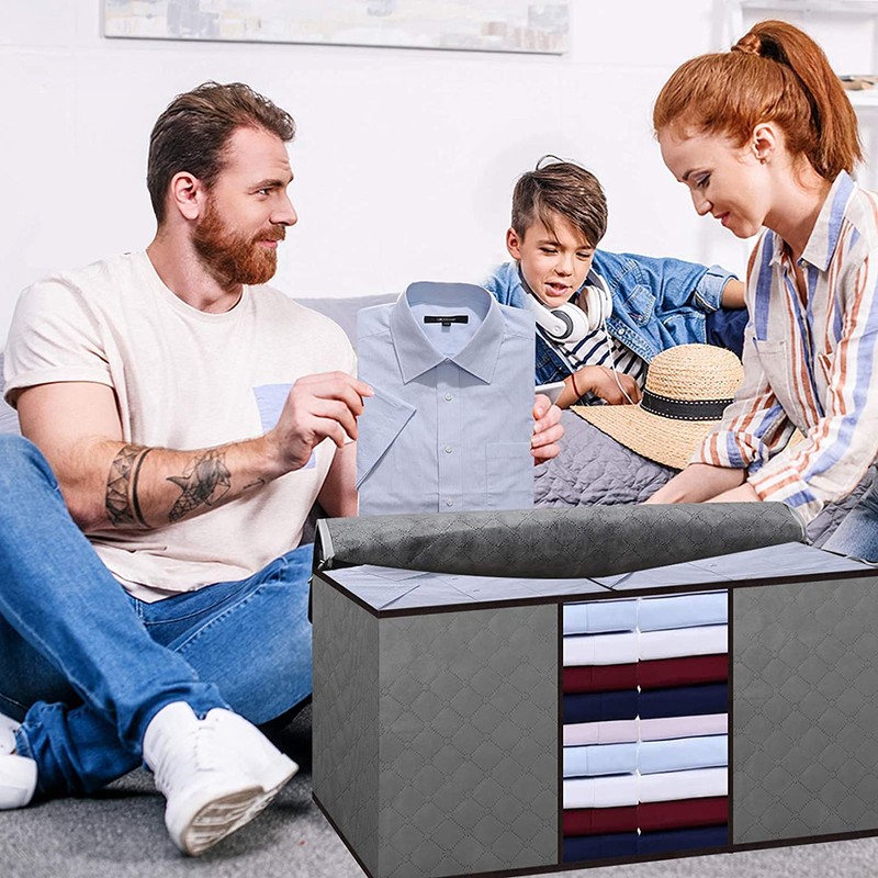 Maigacy Clothes Storage Bag 4Pack 90L Large Capacity Solution Organizer