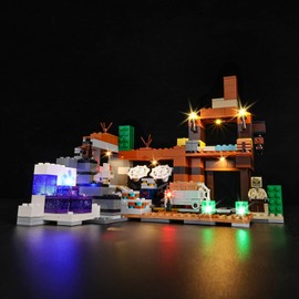 BrickSoul The Badlands Mineshaft Playset Set Leg0 Light Kit, Led Light Kit for Leg0 21263, Light Up Your Leg0s - NO Leg0 Blocks Set (Classic Version)