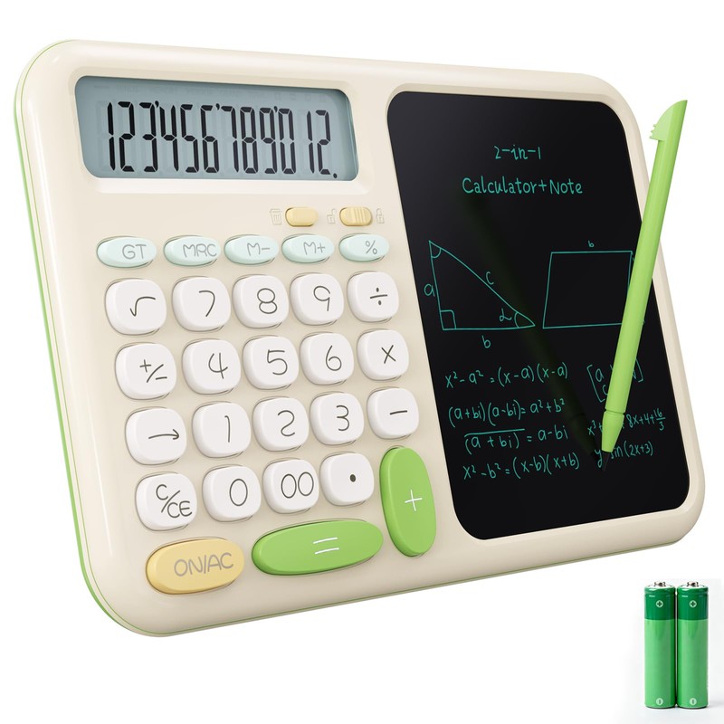 Calculadora básica de escritorio con bloc de notas para la