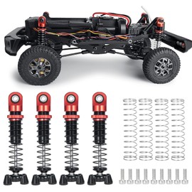 Zolikar 4PCS RC Aluminum Alloy Shocks Absorber Dampers for Kyosho Mini Z 4x4 1/18 Scale Jimny 1/24 Scale Wrangler