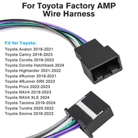 Zenoruslky Factory Radio Amplifier Subwoofer Wire Harness for Toyota