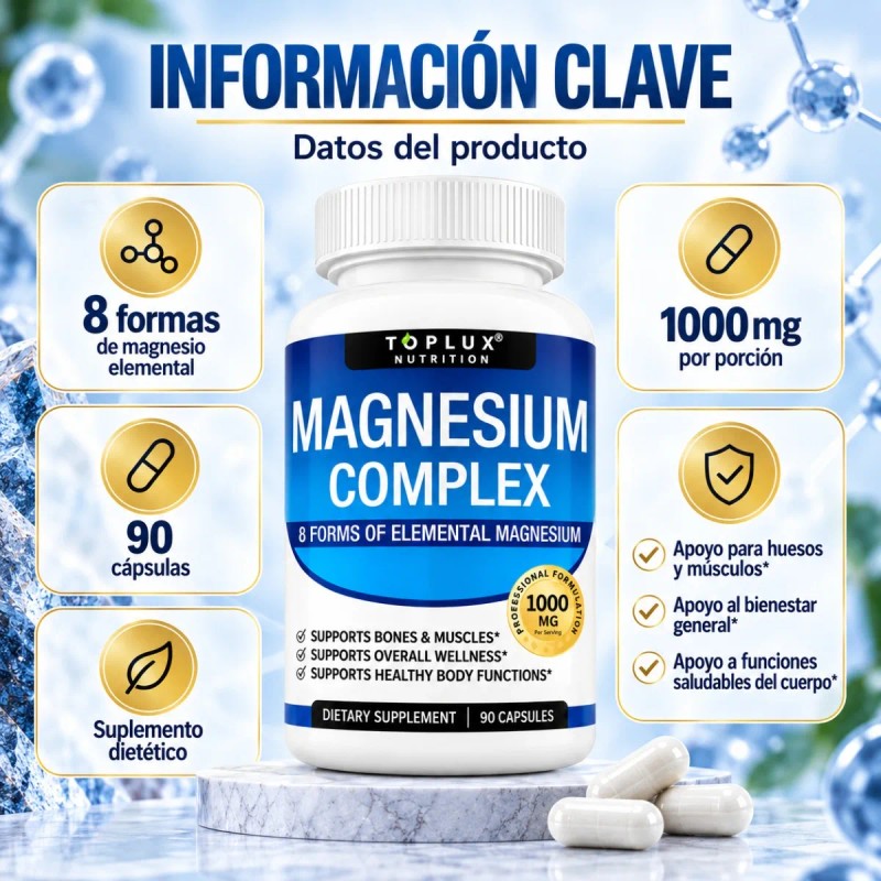 Complejo Magnesio Nutrición Avanzada Diaria