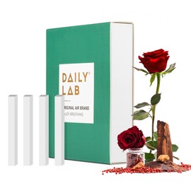 Daily Lab Natural Car Air Freshener Refills, 6 Months Use Time Long Lasting Car Air Fresheners, Refillable Car Fragrance, Car Odor Eliminator