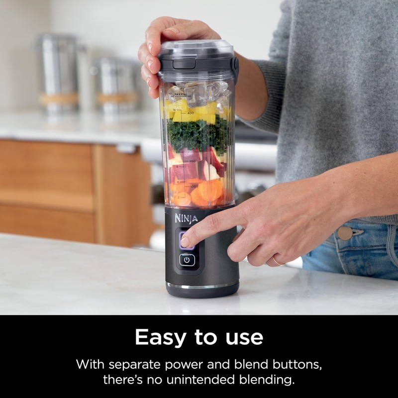 Ninja Blast Portable Blender, Cordless, 18oz. Vessel, Personal Blender For-Shakes