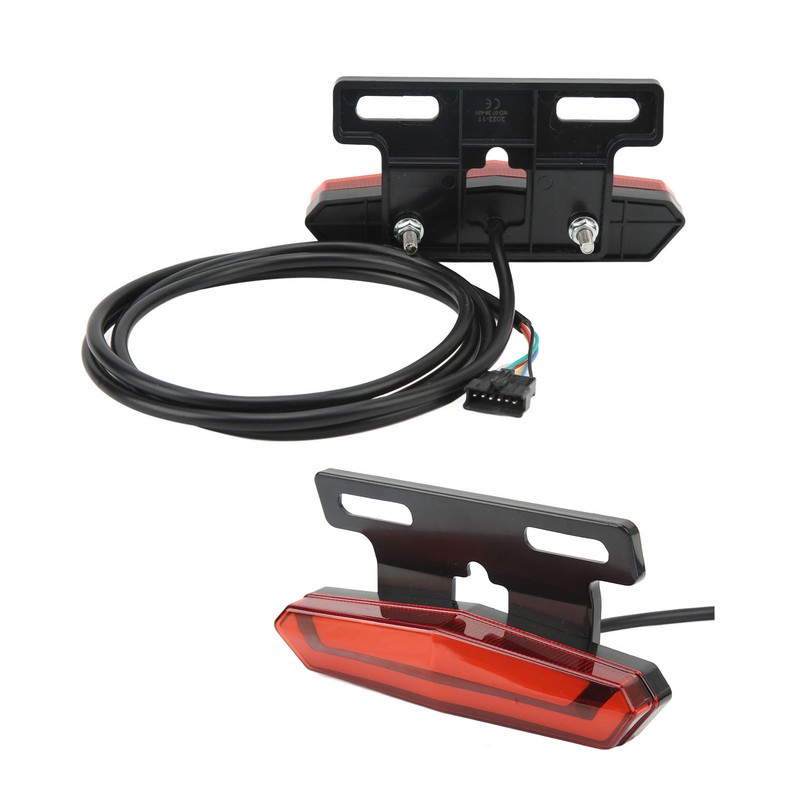 Electric Bicycle Tail Light LED Night Lighting Brake Warning Turn