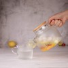 CnGlass Glass Teapot Stovetop Safe,20.3 oz Clear Tea pot with
