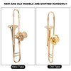 Mini Unique Gold Plating Musical Instrument Brooch Gift Decoration with