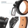 SENDEFN Men's Belt, Leather Belt Men's 35 mm Wide, Belt
