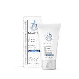 Niapept  Crema para Rostro y Cuello  Con Argirelina, Niacinamida y cido Hialurnico  Ligera e Hidratante  50 ML  1 Pack                                