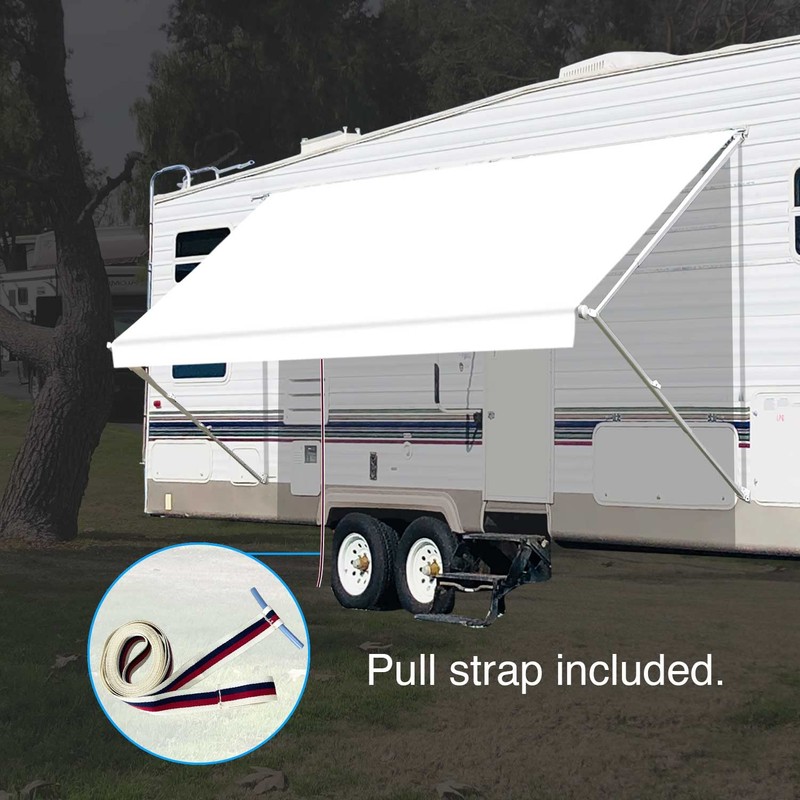 Leaveshade RV Awning Fabric Replacement Camper Trailer Awning Fabric Super
