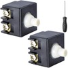 ZHUROUPU 2Pcs Angle Grinder Switch Replacement, Push Button Switch for