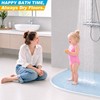 Zehiels 39" Shower Threshold Water Dam Self-Adhesive Silicone Water Barrier