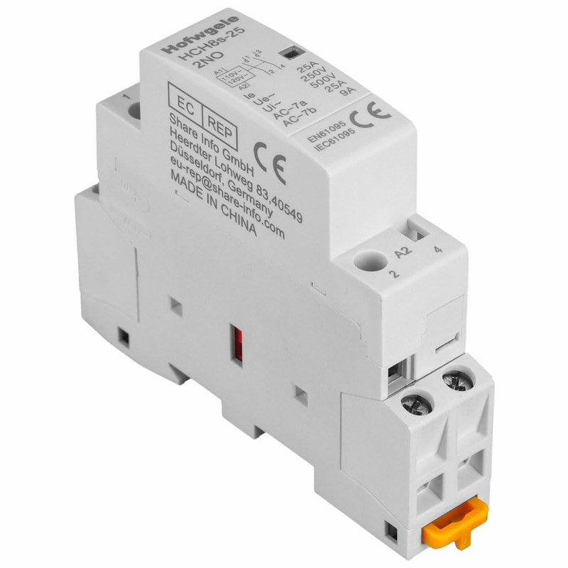 Hofwgele HCH8s-25 AC Contactor 25A 2P 110V 120V 2 Pole