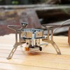 TOMSHOO 5800W Foldable Camping Gas Stove 3 Burners Piezo Ignition