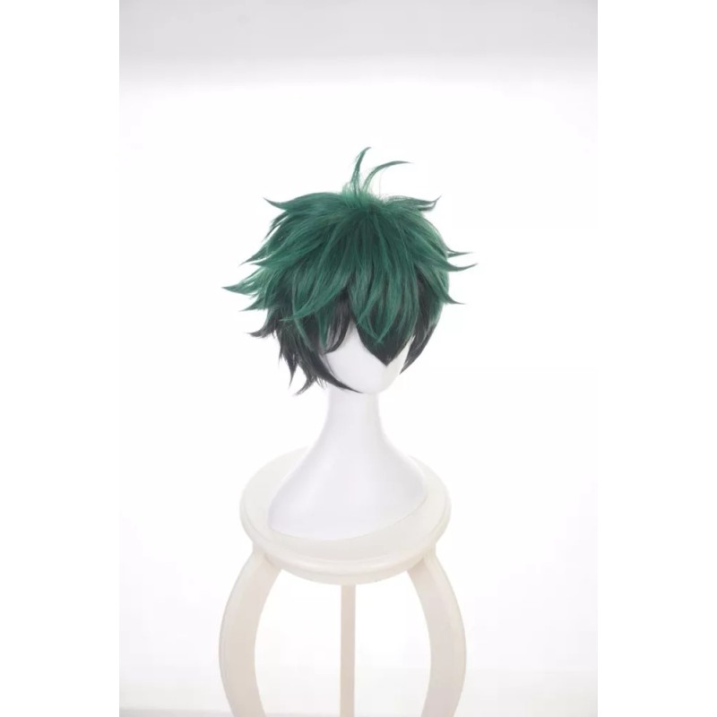 generic Izuku Midoriya Deku Mi Héroe Academia Cosplay Peluca Verde