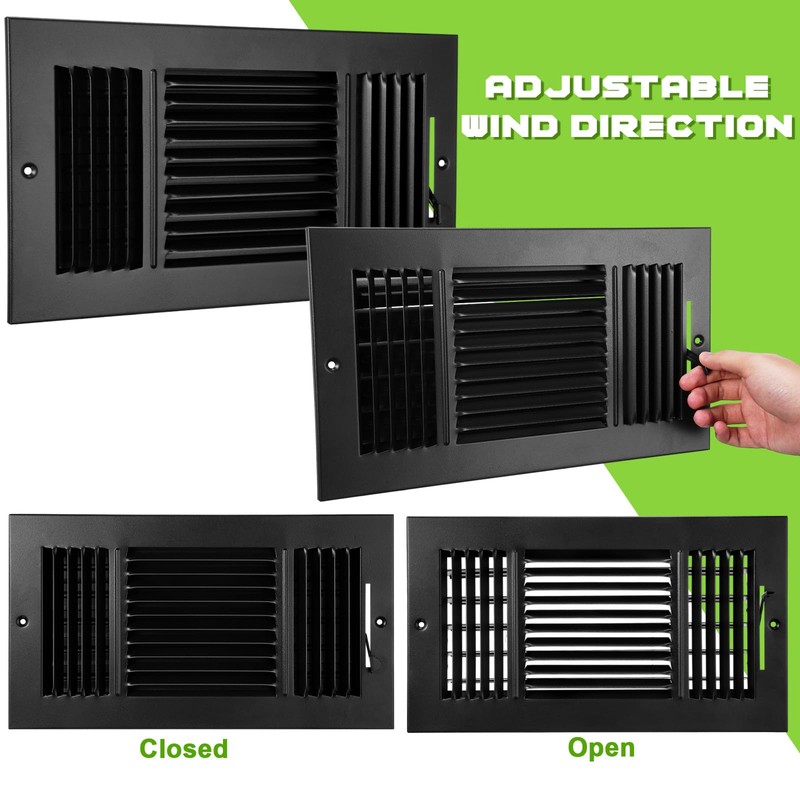 Wesiti 4 Pcs 12 x 6 Inch Vent Covers for