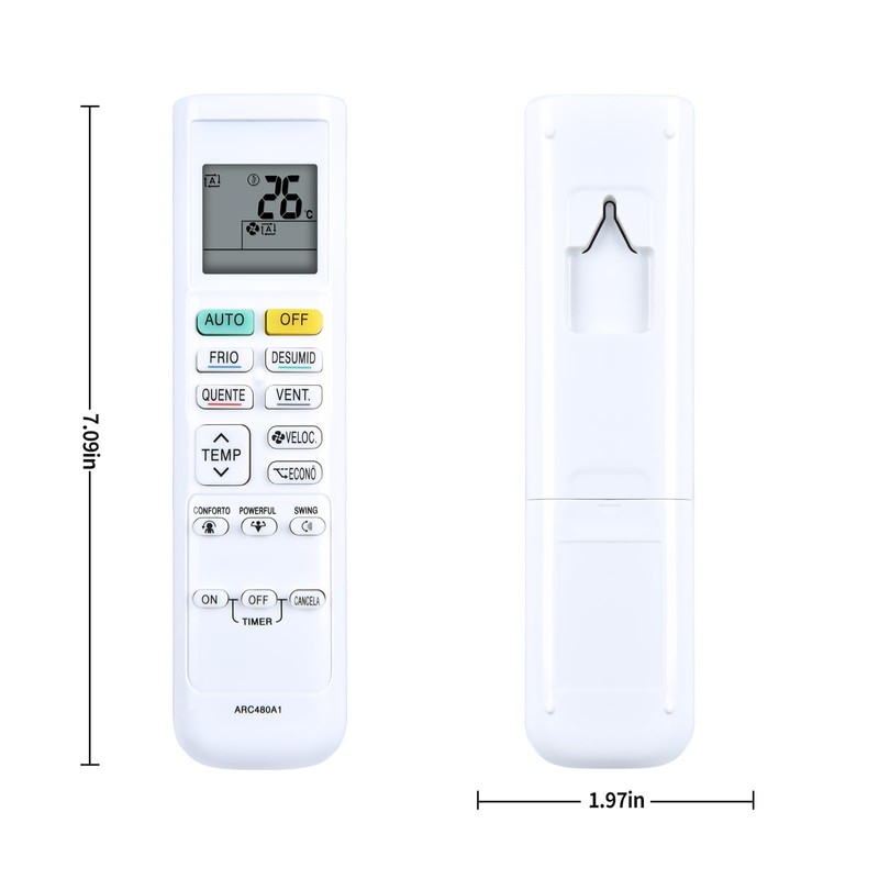 New Backlight Replacement for Daikin Air Conditioner Remote Control ARC480A1
