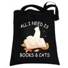 All I Need is Books and Cats Book Lover Gifts