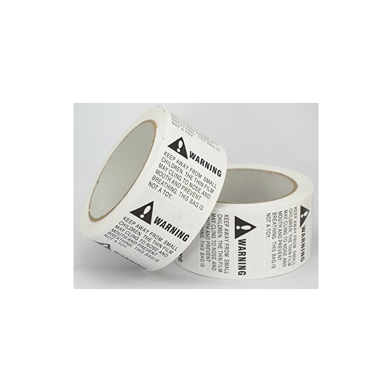 10 Rolls/5000 Labels,Suffocation Warning,Keep Away from Small Children,2" X 2"