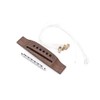 Alnicov Rosewood Guitar Bridge with Insert Piezo bridge Pickup for
