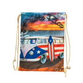Puerto Rico Flag String Backpack