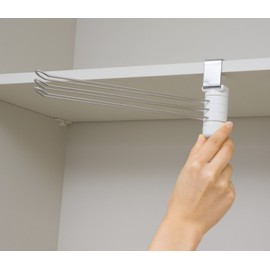 レック 吊戸棚 ふきん掛け (3本) ホワイト K-509