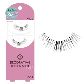 Decorative Eyelashes < 009 > (4 Pairs of Top False Eyelashes) SE43647 Decorative False Eyelashes False Eyelashes