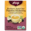 Yogi Tea Organic Blackberry Apple Awakening Digestive Cider, 16 CT