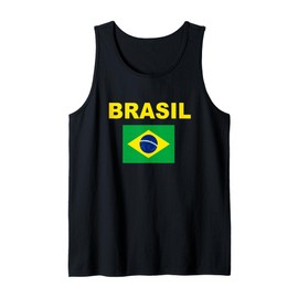 Bandiera Brasile Brazil Bandeira Brasileira Uomo Donna Canotta