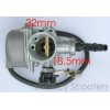 FANCY SCOOTERS Coolster 110cc GK6110A, GoKart Carburetor Cable Choke Style