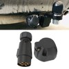 7 Pin Trailer Plug Socket with Gasket Bracket Kit Wiring