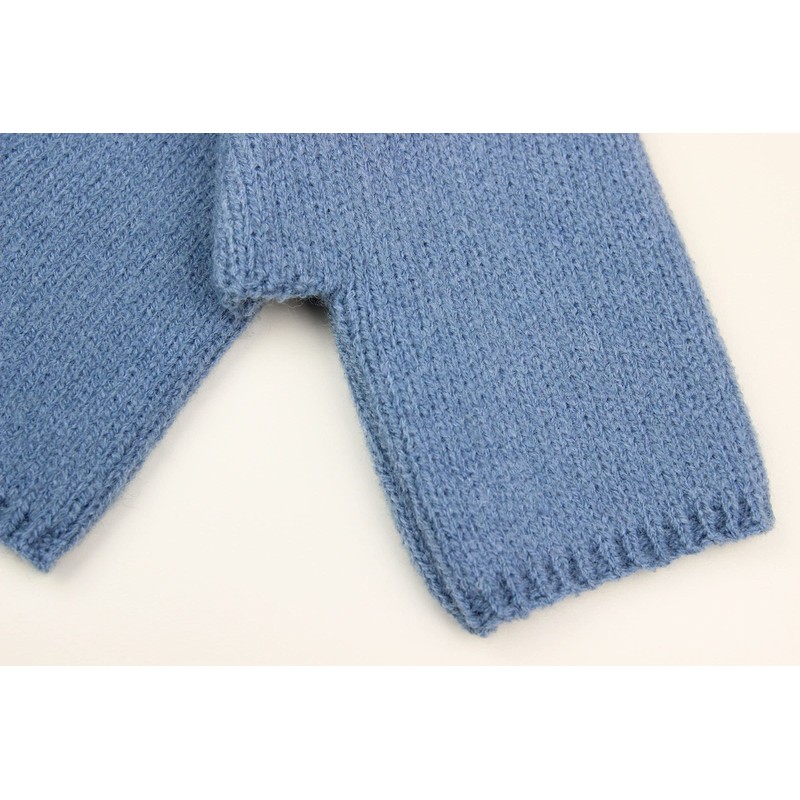 Ever Bloom Classic Knitted Gloves Women's Fingerless, Warm Half Finger