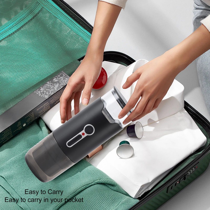 Rechargeable Mini Coffee Machine Automatic 15 Bar Pressure Electric USB