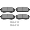 SCITOO D1258 Front Ceramic Brake Pads Sets Fit For Ford