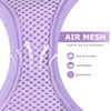 Purple No Leash Dog Harness - Breathable, Adjustable, No Pull