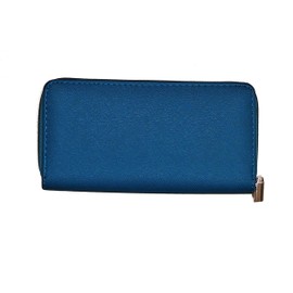 Noey & Lou Bench Women's XXL Purse Large Wallet Zip Clutch Coin Purse, petrol, Modern