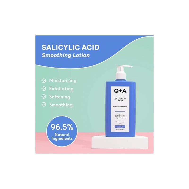 Q+A Salicylic Acid Smoothing Body Lotion Duo 2 x 250ml