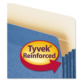 Smead 74225 3 1/2-Inch Exp Colored File Pocket Straight Tab Legal Blue