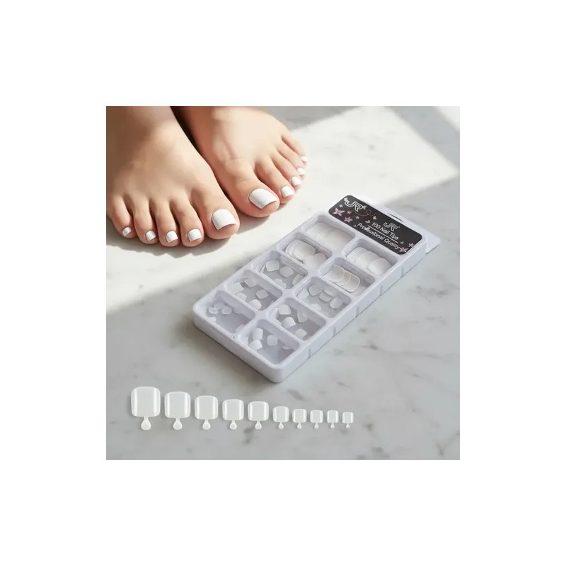 Tips Press On 100pzs Nails Tips Para Pies