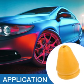 A ABSOPRO Rear Jounce Bumpers Stop No.52089343AA for Jeep Grand Cherokee 2005-2010 Polyurethane Yellow