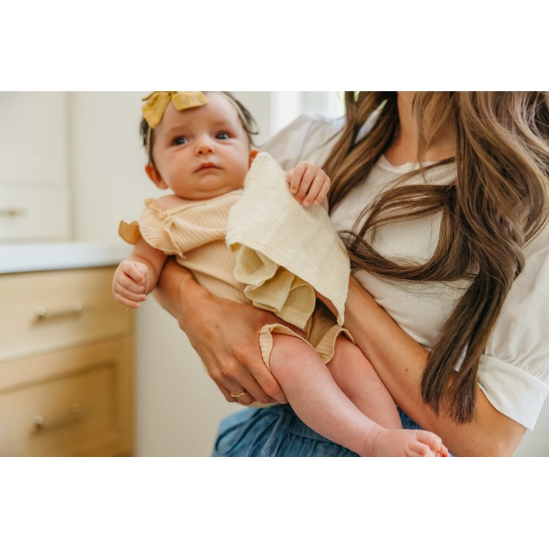 Copper Pearl 6 Ultra Soft Baby Bath Washcloths Premium Large