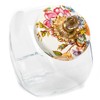 MACKENZIE-CHILDS Sweets Jar with Enamel Lid, Small Glass Cookie Jar