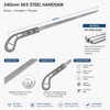 340mm Hand Saw for Wood Cutting – SK5 Steel Manual