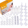 Baby Proof Kit, 58 Packs Baby Proofing Kit Essentials Child