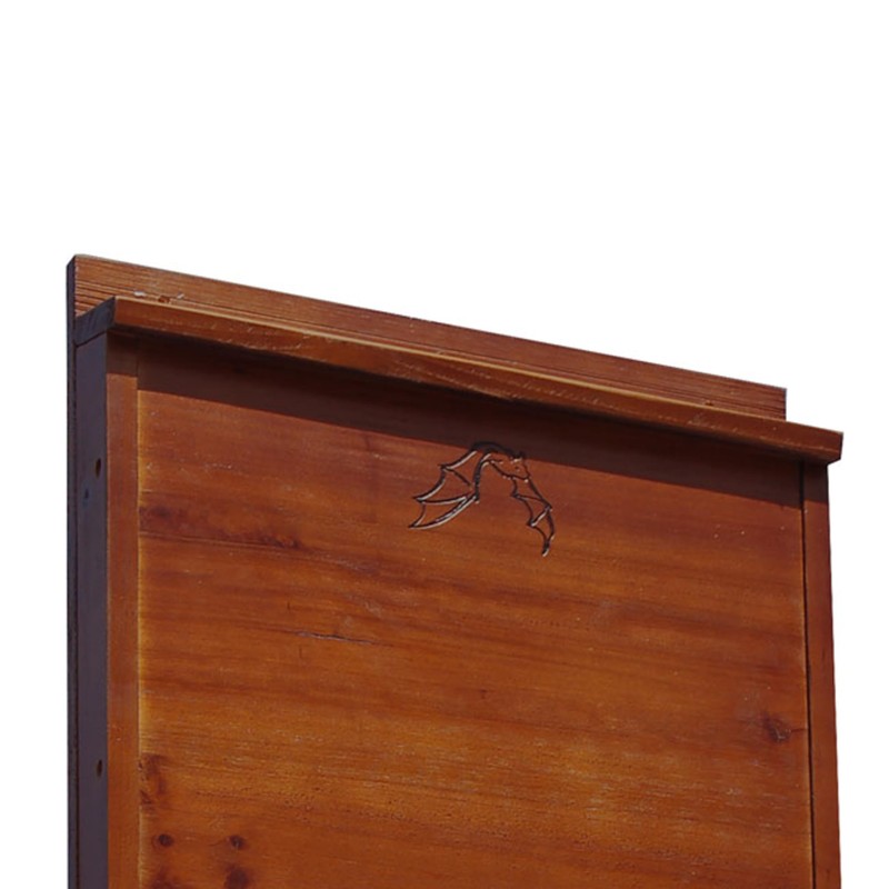 BestNest Premium Stained Bat House – Dark Brown Outdoor Bat